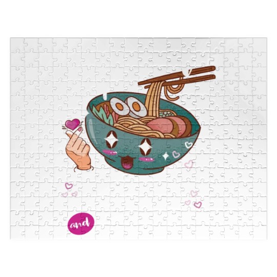 Powered By Kpop And Ramen Jigsaw Puzzles