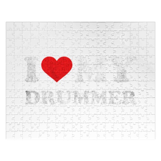 I Love My Drummer Jigsaw Puzzles Jigsaw Puzzles I Heart My Drummer