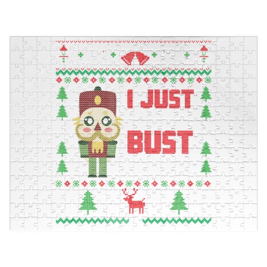 Nutcracker Ugly Christmas Ugly Christmas Saint's Jigsaw Puzzles