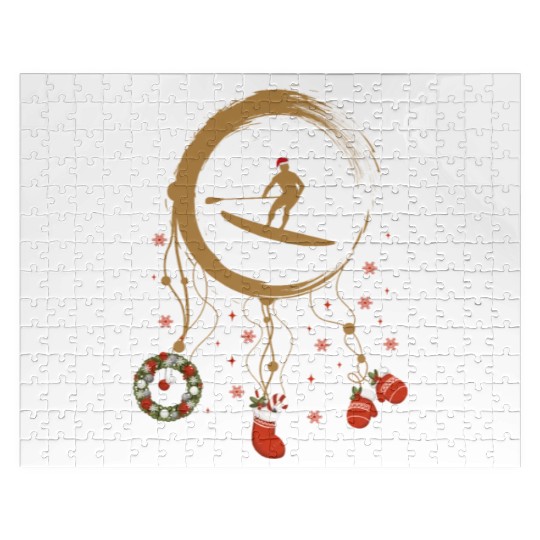 Winter dreamcatcher Christmas StandUpPaddle Jigsaw Puzzles