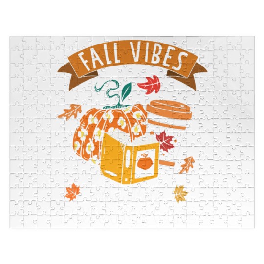 Fall Vibes And That Teacher Life Thanksgiving Jigsaw Puzzles