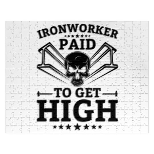Ironworker Paid To Get High Jigsaw Puzzles