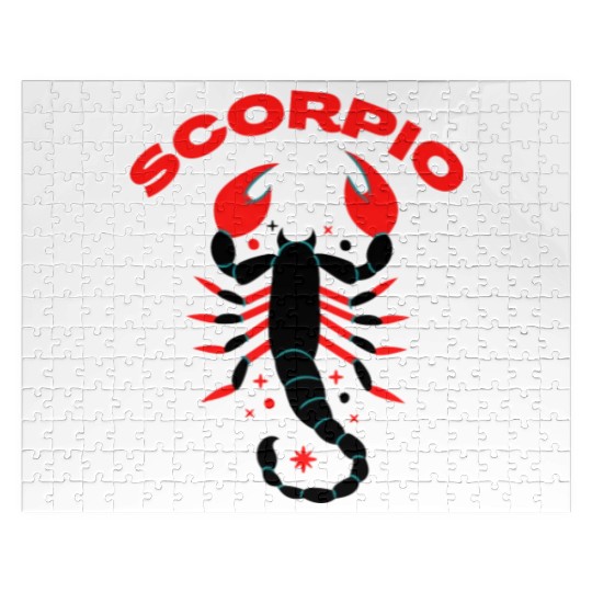 Scorpio beautiful design Jigsaw Puzzles
