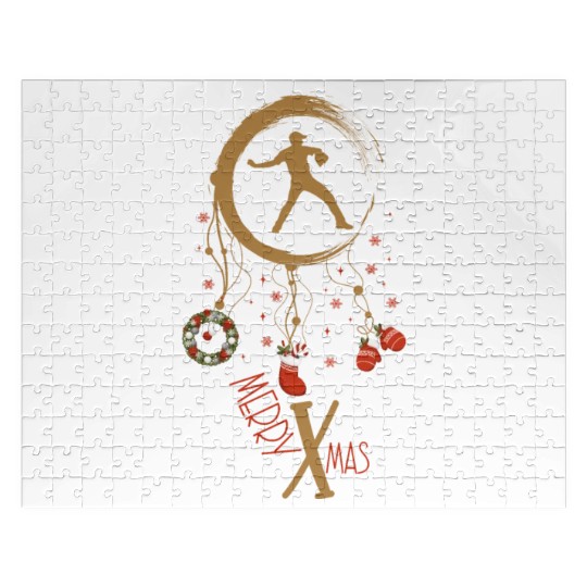 Winter dreamcatcher Christmas Baseball Jigsaw Puzzles