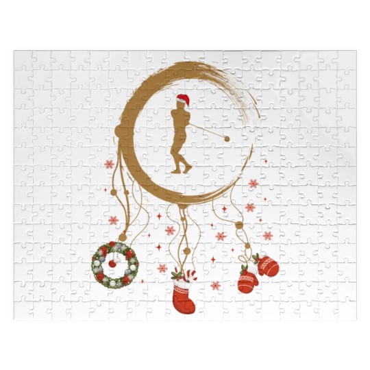 Winter dreamcatcher Christmas Hammer throwing Jigsaw Puzzles