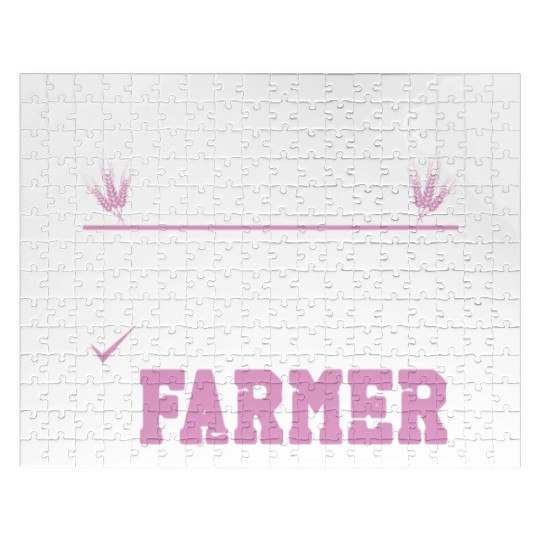 Farming Farmer Girl Girlfriend Jigsaw Puzzles