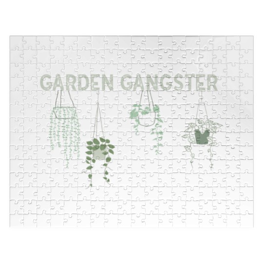 Garden Gangster Flower Enthusiast Jigsaw Puzzles