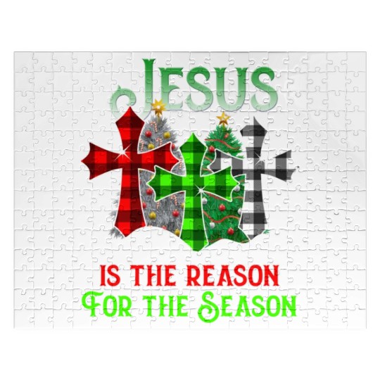 Jesus Is the Reason for the Season Holiday Christm Jigsaw Puzzles