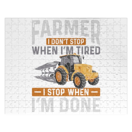 Farming Farmer Vintage Tractor Jigsaw Puzzles