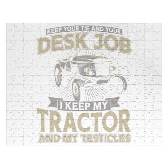 Farming Farmer Vintage Tractor Jigsaw Puzzles