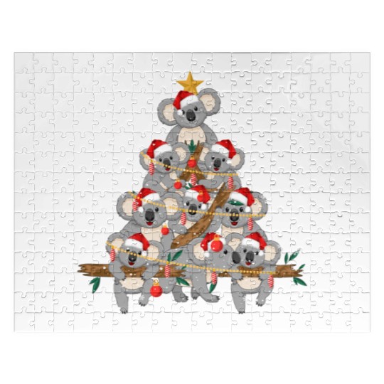 Koala Ornament Decoration Christmas Tree Jigsaw Puzzles Xmas