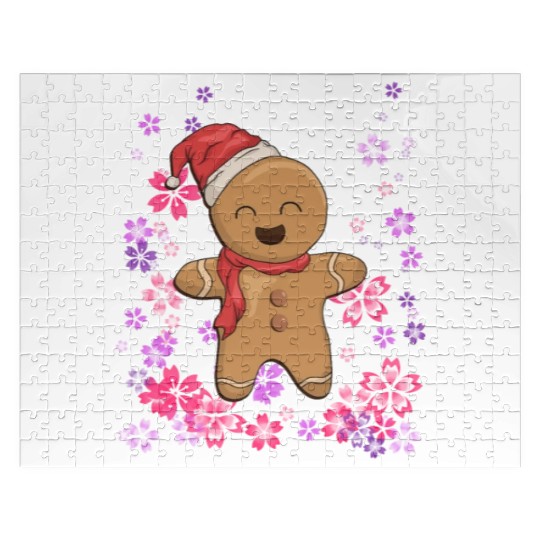 Sweet gingerbread with flowers Jigsaw Puzzles