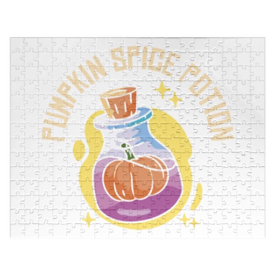 Pumpkin Spice Potion Coffee Enthusiast Halloween Jigsaw Puzzles