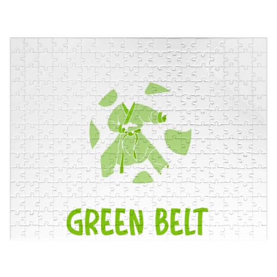 Level Up! This women is now a green belt Jigsaw Puzzles