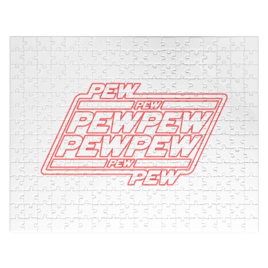 Pew Pew Pew Jigsaw Puzzles