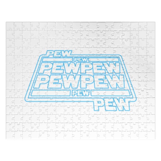 Pew Pew Pew Jigsaw Puzzles