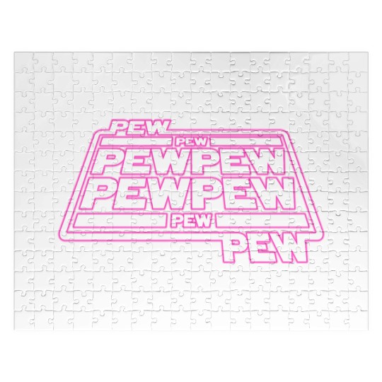 Pew Pew Pew Jigsaw Puzzles
