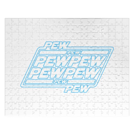 Pew Pew Pew Jigsaw Puzzles