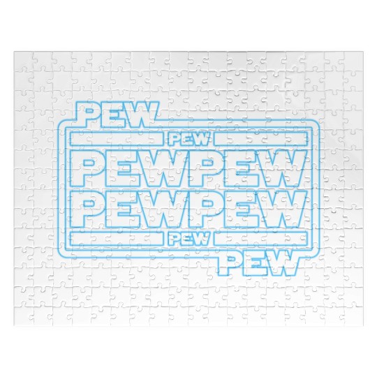 Pew Pew Pew Jigsaw Puzzles