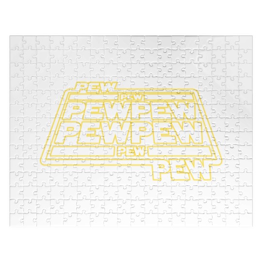 Pew Pew Pew Jigsaw Puzzles