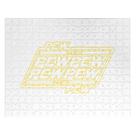 Pew Pew Pew Jigsaw Puzzles