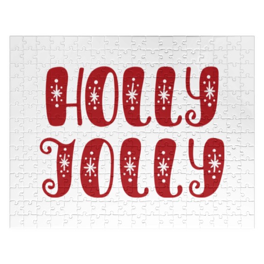 Holly Jolly in christmas Jigsaw Puzzles