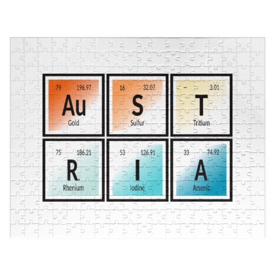 Austria | Periodic Table of Elements Jigsaw Puzzles