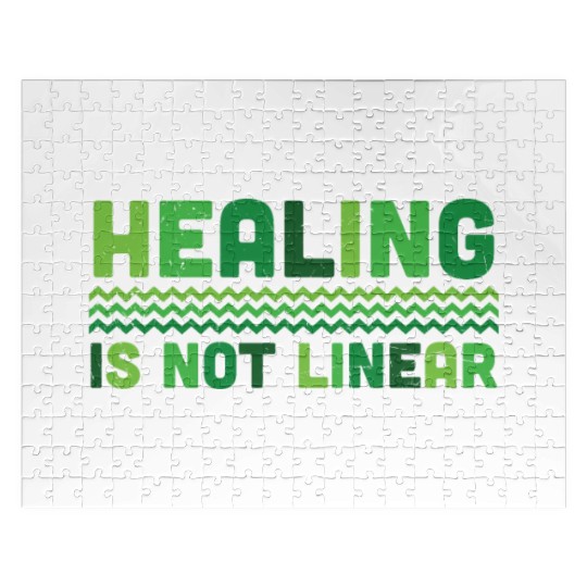 Healing Is Not Linear Mental Health Jigsaw Puzzles