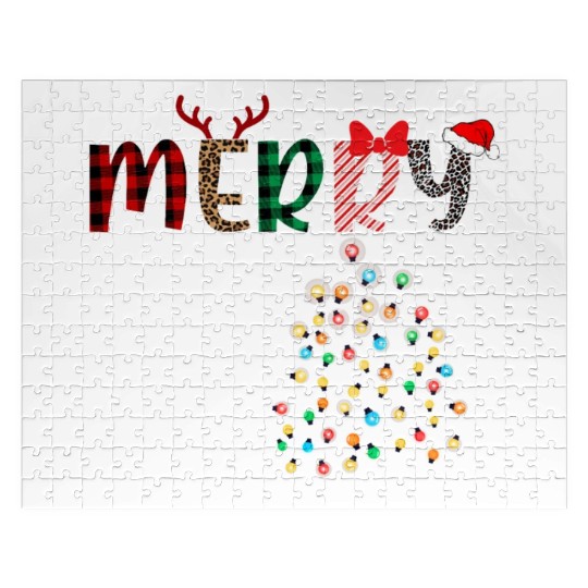 MERRY CHRISTMAS ,Christmas light Jigsaw Puzzles