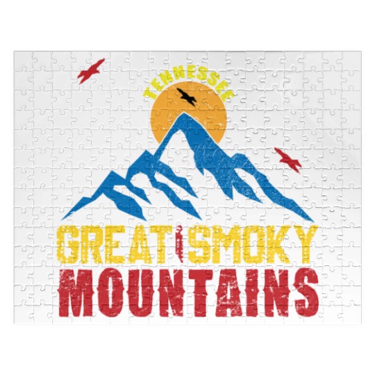 Great Smoky Mountains Tennessee Mountain Hiking Jigsaw Puzzles