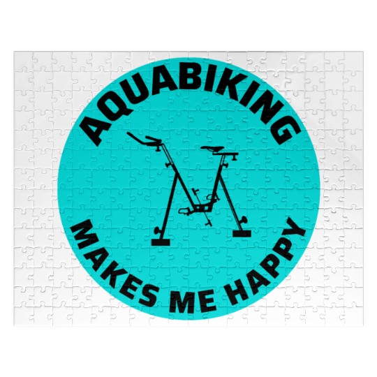 Aqua Cycling Swimming Pool Fitness Training Coach Jigsaw Puzzles