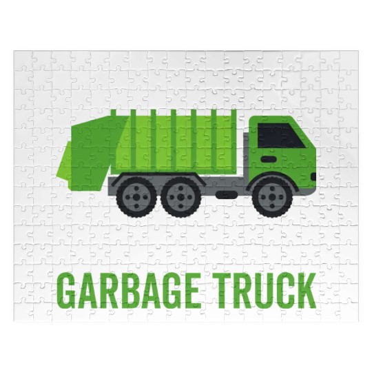 Sorry I'm Late I Saw a Garbage Truck Jigsaw Puzzles