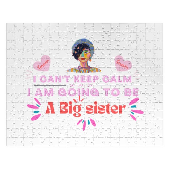 I'm Going To Be A Big Sister , design by roka0000 Jigsaw Puzzles