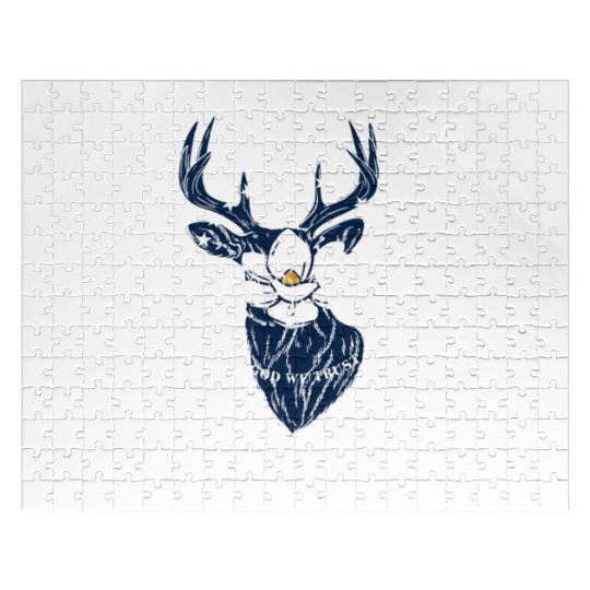 Mississippi Deer Hunting Buck Stag Hunter Jigsaw Puzzles