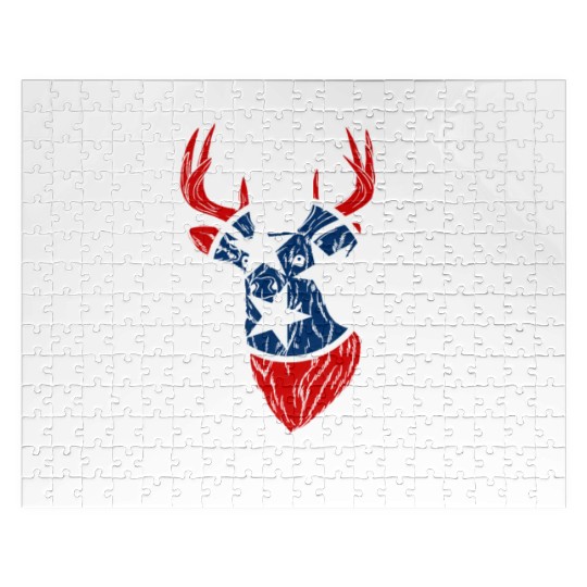 Tennessee Deer Hunting Buck Stag Hunter Jigsaw Puzzles
