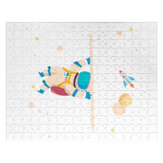 Calisthenics Astronaut Fitness Workout Exercise Jigsaw Puzzles