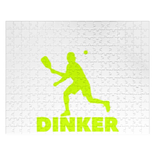 Pickleball Critical Dinker, Funny Pickle Ball. Jigsaw Puzzles