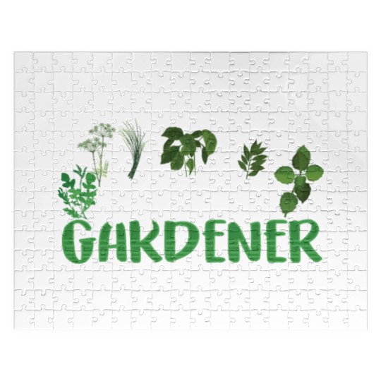 Herbs Gardener Gardening Herb Herbalist Herbalism Jigsaw Puzzles