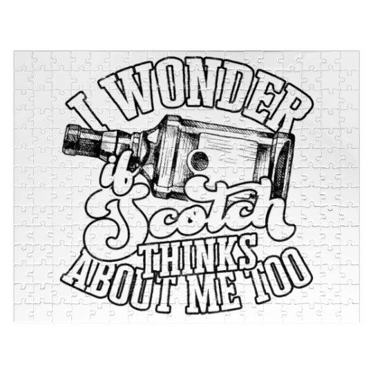 Irish Whiskey Scotch Drinker Alcohol Drinking Jigsaw Puzzles