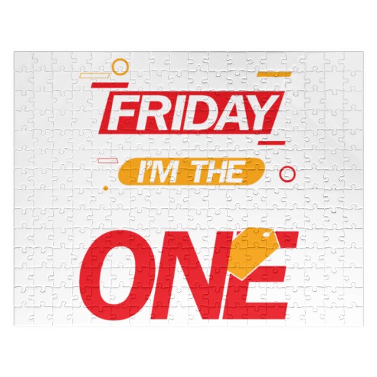 Black Friday Shopping Team I'm The Indecisive One Jigsaw Puzzles