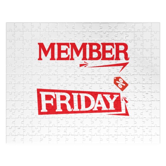 Official Member Of The Black Friday Crew Jigsaw Puzzles