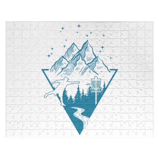 Disc Golf - Disc Golfing Player Ultimate Frisbee Jigsaw Puzzles