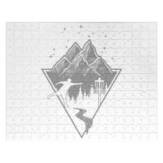 Disc Golf - Disc Golfing Player Ultimate Frisbee Jigsaw Puzzles