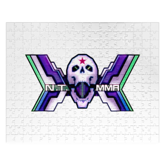 Cyberpunk NT MMA logo Jigsaw Puzzles
