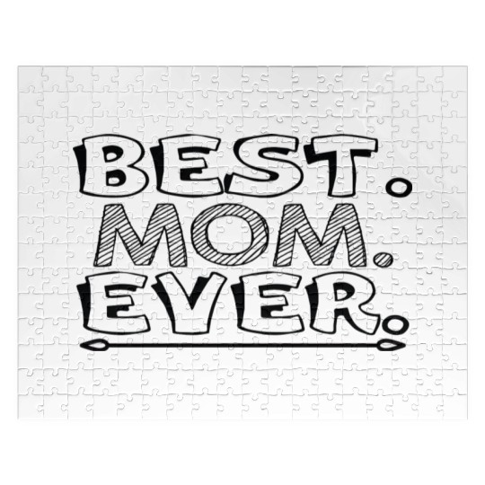 best mom in the galaxy classic Jigsaw Puzzles