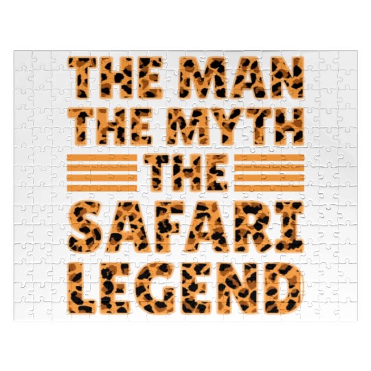 African Safari The Man The Myth The Safari Legend Jigsaw Puzzles