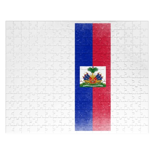 Haiti Design for proud Haitian Americans Jigsaw Puzzles