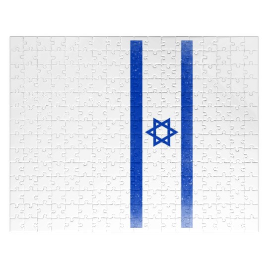 Israel Design for proud Israeli Americans Jigsaw Puzzles