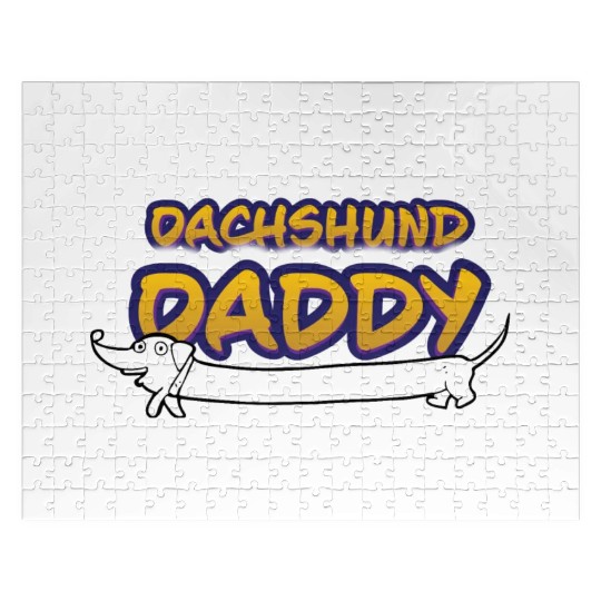 Dachshund Daddy Jigsaw Puzzles