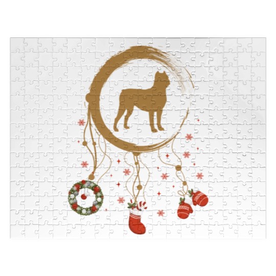 dog dreamcatcher Christmas Cane Corso Jigsaw Puzzles
